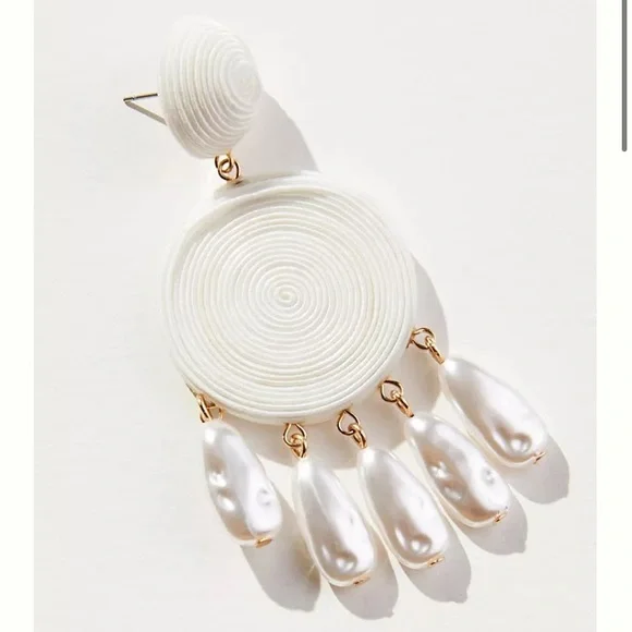 NWT lake life preppy circle drop earrings - Picture 2 of 5